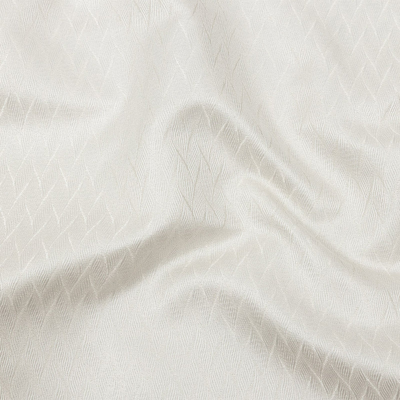 Drapery Jacquard - Ivory Flowing Leaves - British Imported