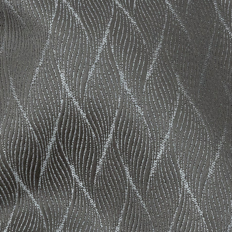 Drapery Jacquard - Mole Flowing Leaves - British Imported
