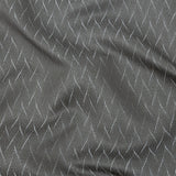 Drapery Jacquard - Mole Flowing Leaves - British Imported