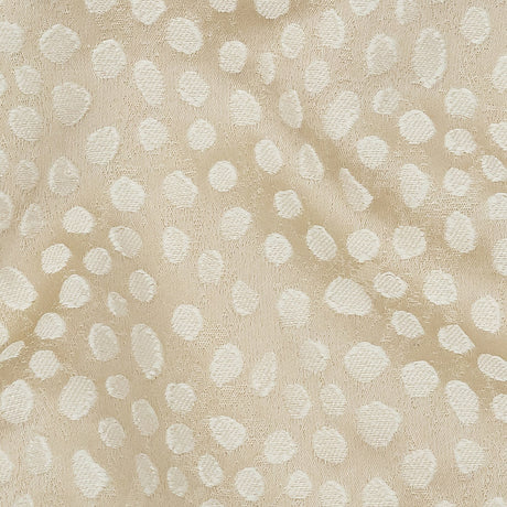 Polyester Jacquard - Champagne Spots - British Imported