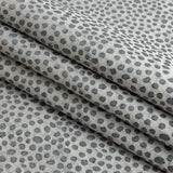 Polyester Jacquard - Pewter Spots - British Imported