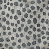 Polyester Jacquard - Pewter Spots - British Imported