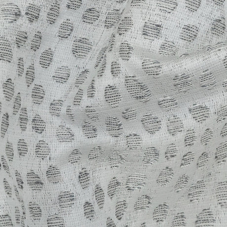 Polyester Jacquard - Platinum Spots - British Imported