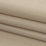 Gridded Polyester Woven - Champagne - British Imported
