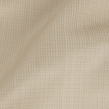 Gridded Polyester Woven - Champagne - British Imported