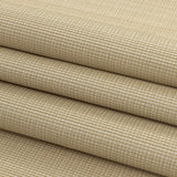 Gridded Polyester Woven - Gold - British Imported
