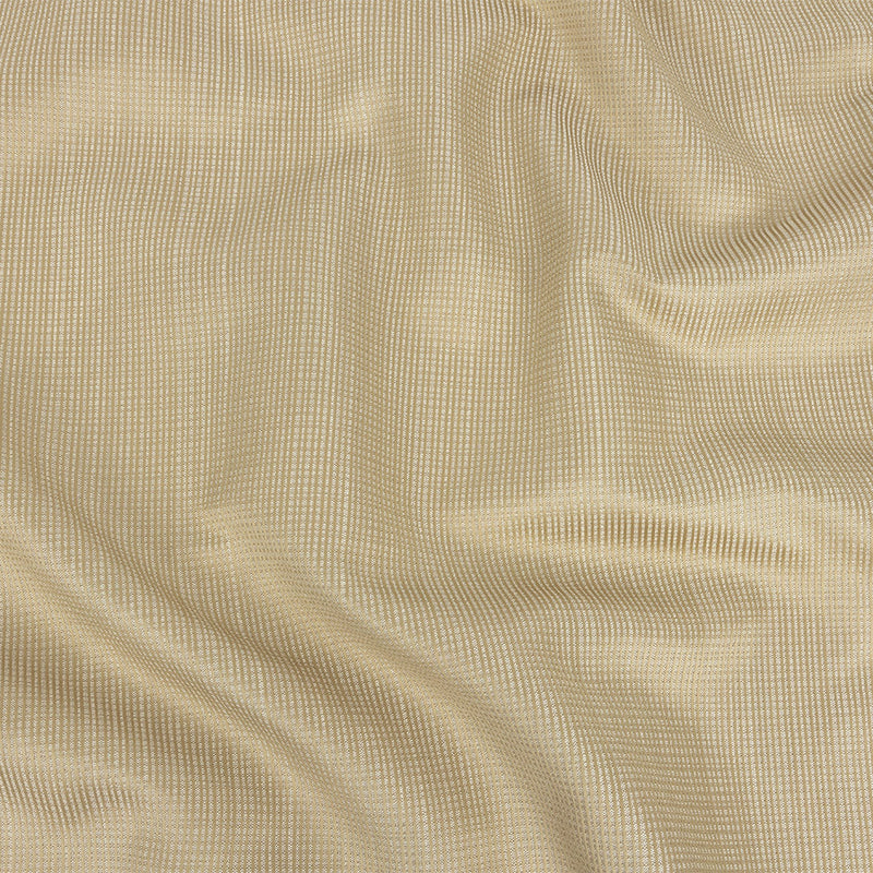 Gridded Polyester Woven - Gold - British Imported