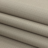 Gridded Polyester Woven - Taupe - British Imported