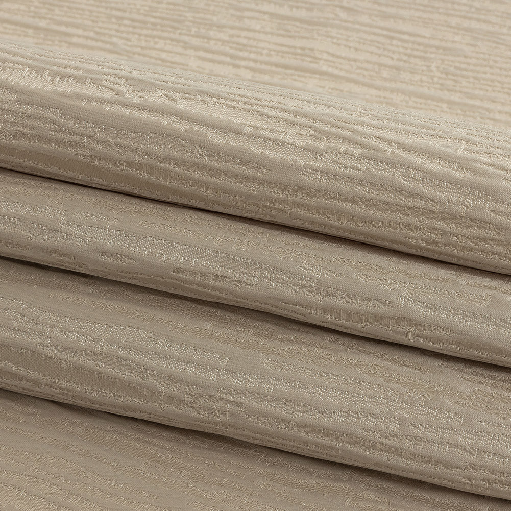 Drapery Jacquard - Champagne Striated - British Imported