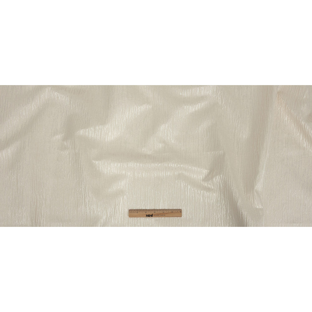Drapery Jacquard - Ivory Striated - British Imported