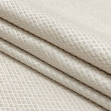 Polyester Jacquard - Taupe Diamonds - British Imported