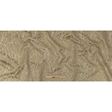 Polyester Jacquard - Gold Wintry Branches - British Imported