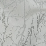 Polyester Jacquard - Platinum Wintry Branches - British Imported
