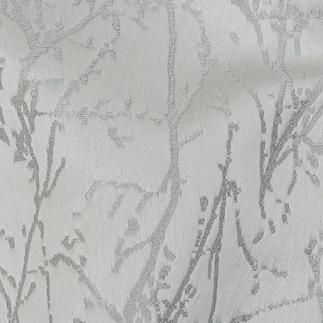 Polyester Jacquard - Platinum Wintry Branches - British Imported