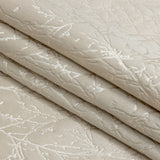Polyester Jacquard - Taupe Wintry Branches - British Imported