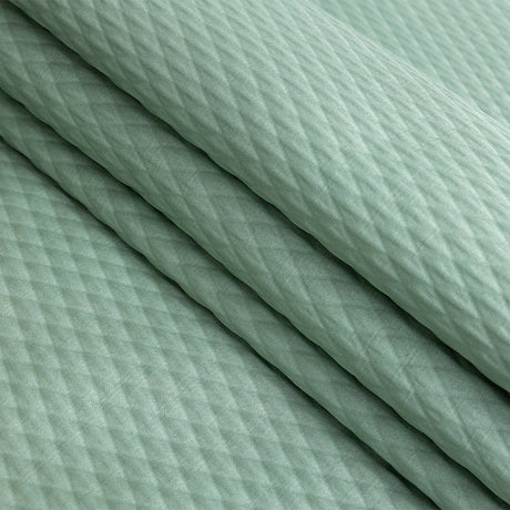 Drapery Jacquard - Sage Diamond Quilted - British Imported