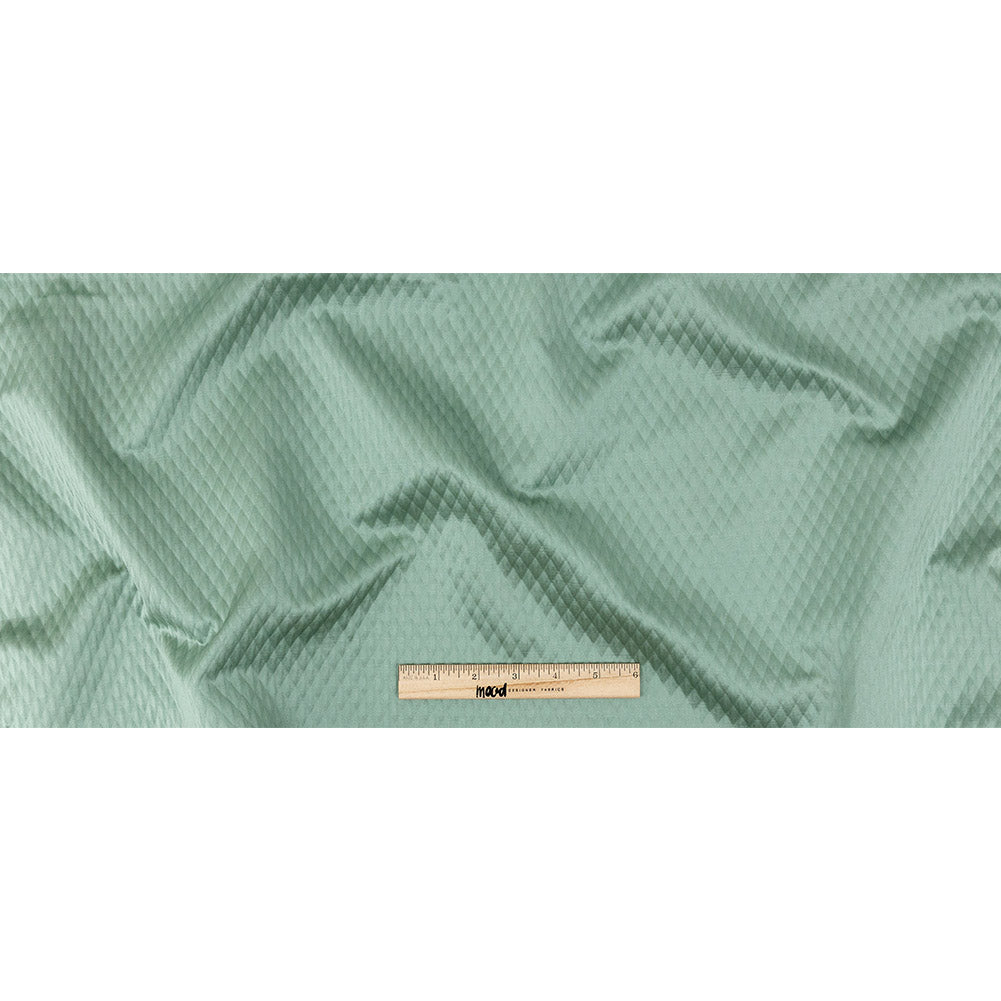 Drapery Jacquard - Sage Diamond Quilted - British Imported