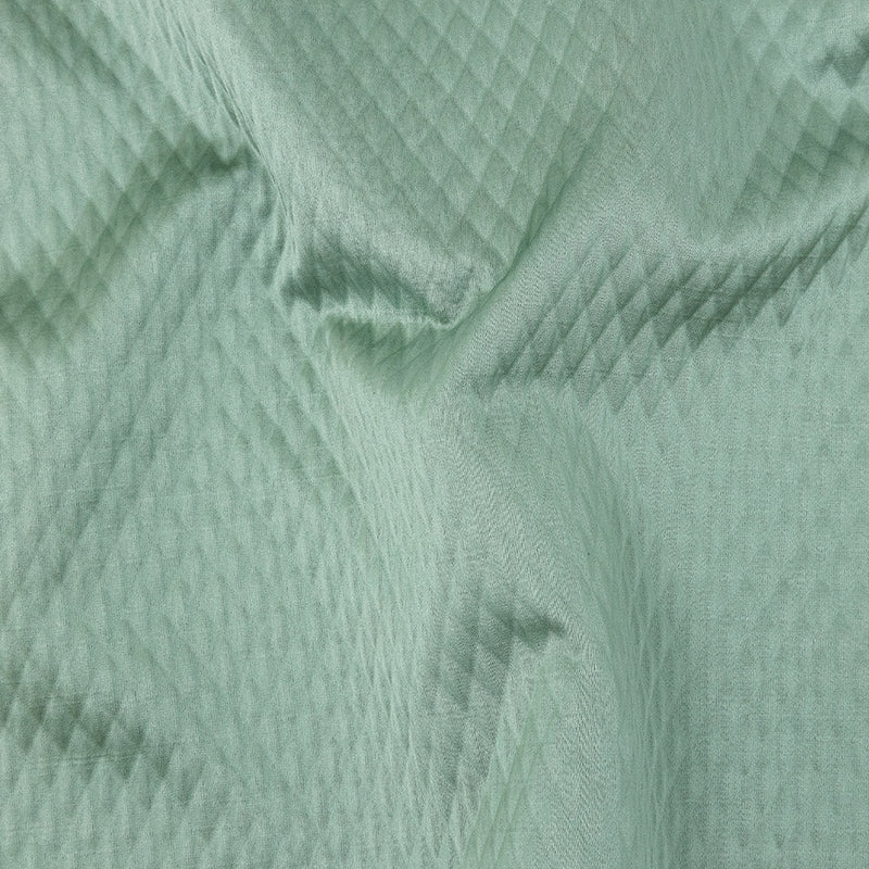 Drapery Jacquard - Sage Diamond Quilted - British Imported