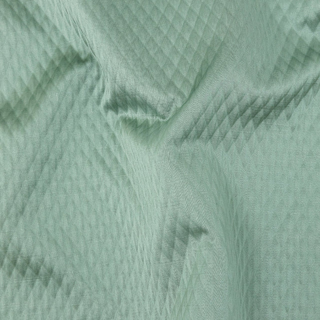 Drapery Jacquard - Sage Diamond Quilted - British Imported