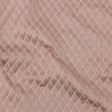 Satin-Faced Jacquard - Blush Shadow Diamonds - British Imported