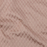Satin-Faced Jacquard - Blush Shadow Diamonds - British Imported
