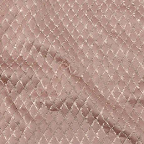 Satin-Faced Jacquard - Blush Shadow Diamonds - British Imported