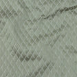 Satin-Faced Jacquard - Sage Shadow Diamonds - British Imported