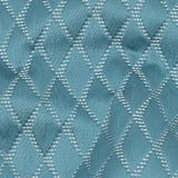 Satin-Faced Jacquard - Sky Shadow Diamonds - British Imported