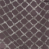 Drapery Jacquard - Amethyst Moroccan Quatrefoil - British Imported