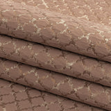 Drapery Jacquard - Blush Moroccan Quatrefoil - British Imported