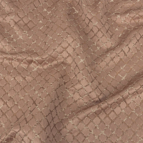 Drapery Jacquard - Blush Moroccan Quatrefoil - British Imported