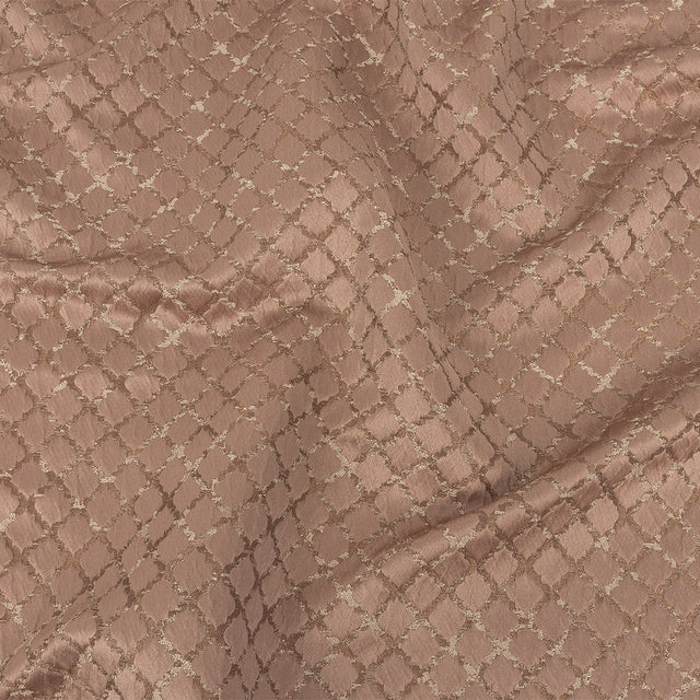 Drapery Jacquard - Blush Moroccan Quatrefoil - British Imported
