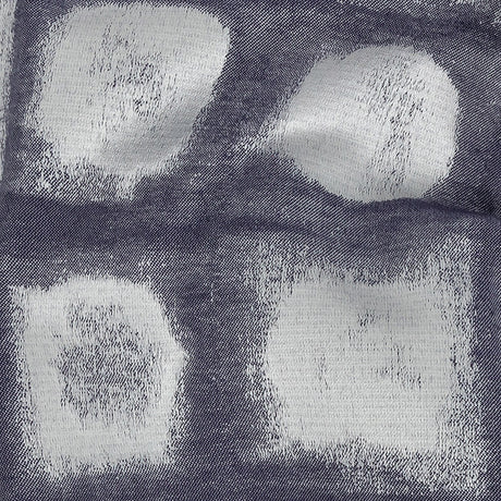 Drapery Jacquard - Indigo Painterly Squares - British Imported