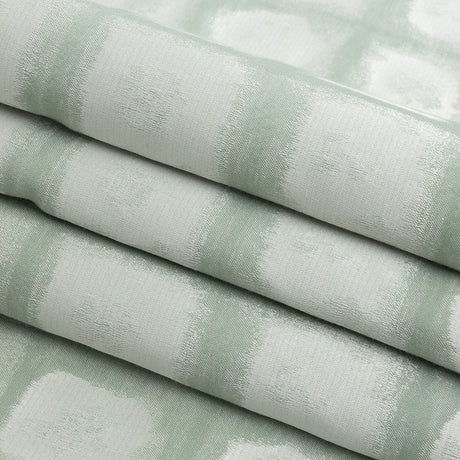 Drapery Jacquard - Sage Painterly Squares - British Imported