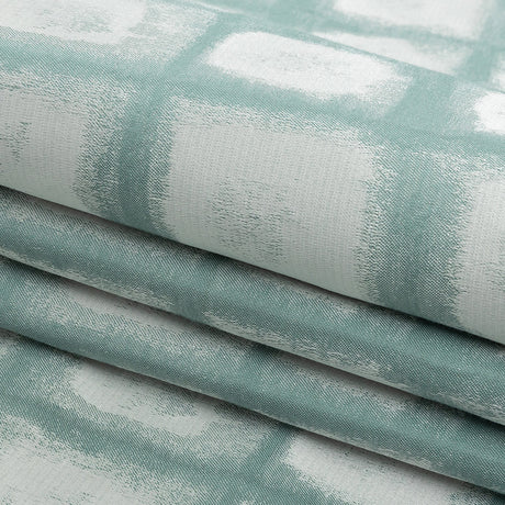 Drapery Jacquard - Spa Painterly Squares - British Imported