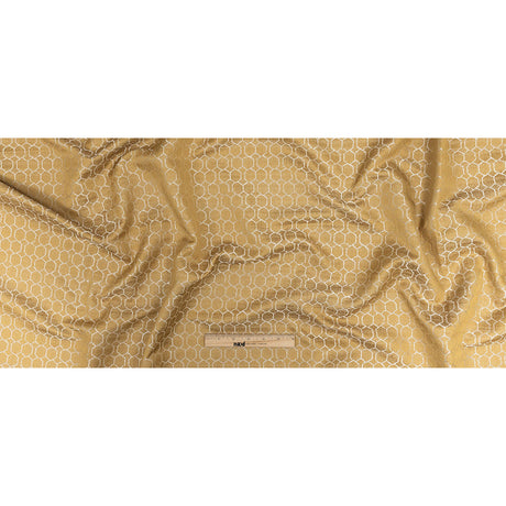 Polyester Jacquard - Sunflower Honeycombs - British Imported