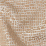 Polyester Jacquard - Cantaloupe Grid - British Imported