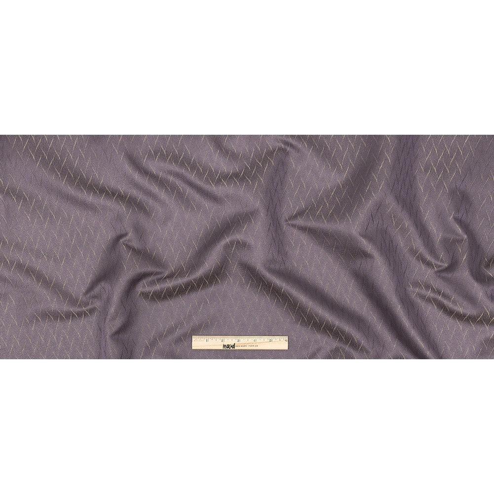 Drapery Jacquard - Amethyst Flowing Leaves - British Imported
