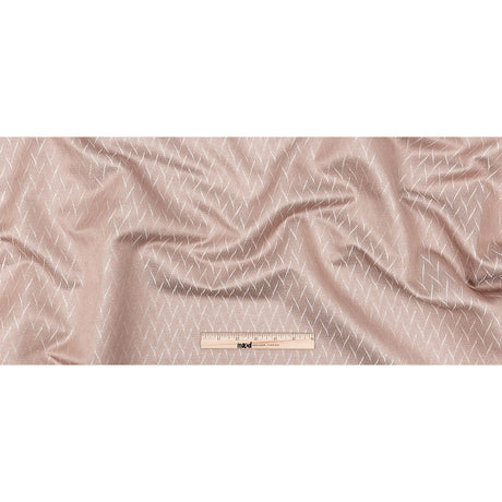 Drapery Jacquard - Blush Flowing Leaves - British Imported