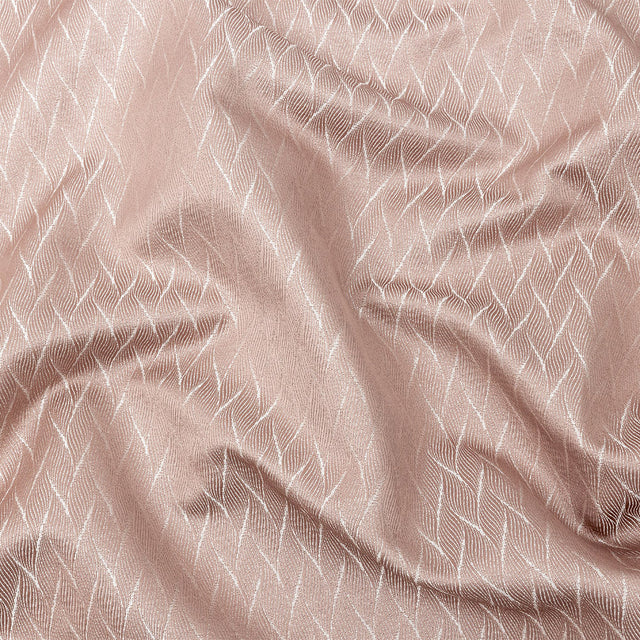 Drapery Jacquard - Blush Flowing Leaves - British Imported