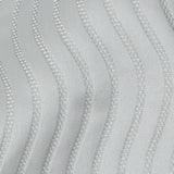 Satin-Faced Jacquard - Ice Wavy Lines - British Imported