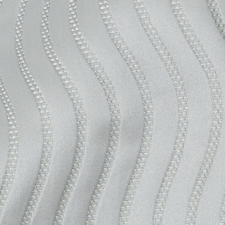 Satin-Faced Jacquard - Ice Wavy Lines - British Imported