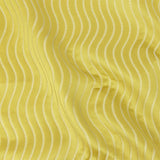 Satin-Faced Jacquard - Zest Wavy Lines - British Imported