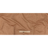 Polyester Jacquard - Ginger Spots - British Imported