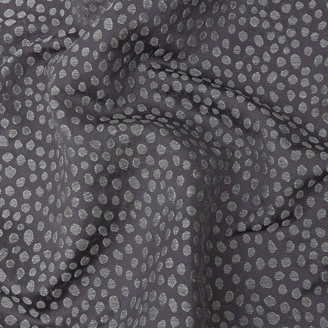 Polyester Jacquard - Iris Spots - British Imported