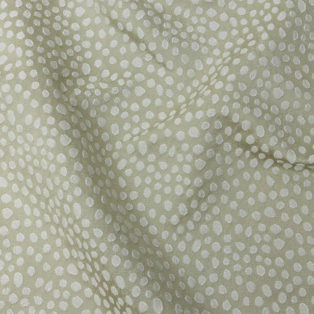 Polyester Jacquard - Willow Spots - British Imported