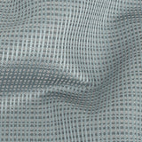 Gridded Polyester Woven - Ice - British Imported