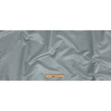 Gridded Polyester Woven - Ice - British Imported