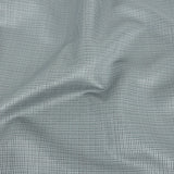 Gridded Polyester Woven - Ice - British Imported