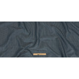 Gridded Polyester Woven - Indigo - British Imported